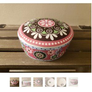Vera Bradley Trinket Box- Cupcake Pink